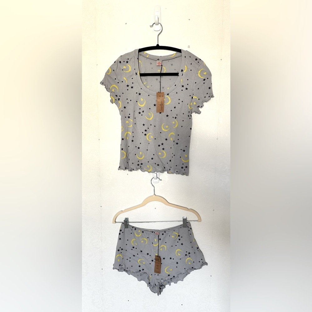 NWT Only Hearts Organic Cotton PJ Set